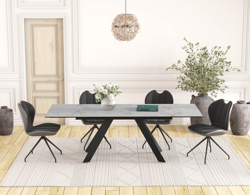 Table Ronde Céramique Extensible 130 Cm - Ficus - Dmyhome - Design